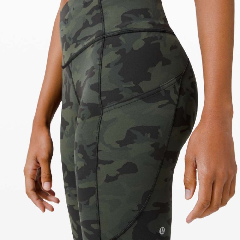 LULULEMON Fast And Free High Rise Short INCOGNITO CAMO